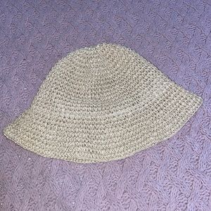 Straw Bucket Hat